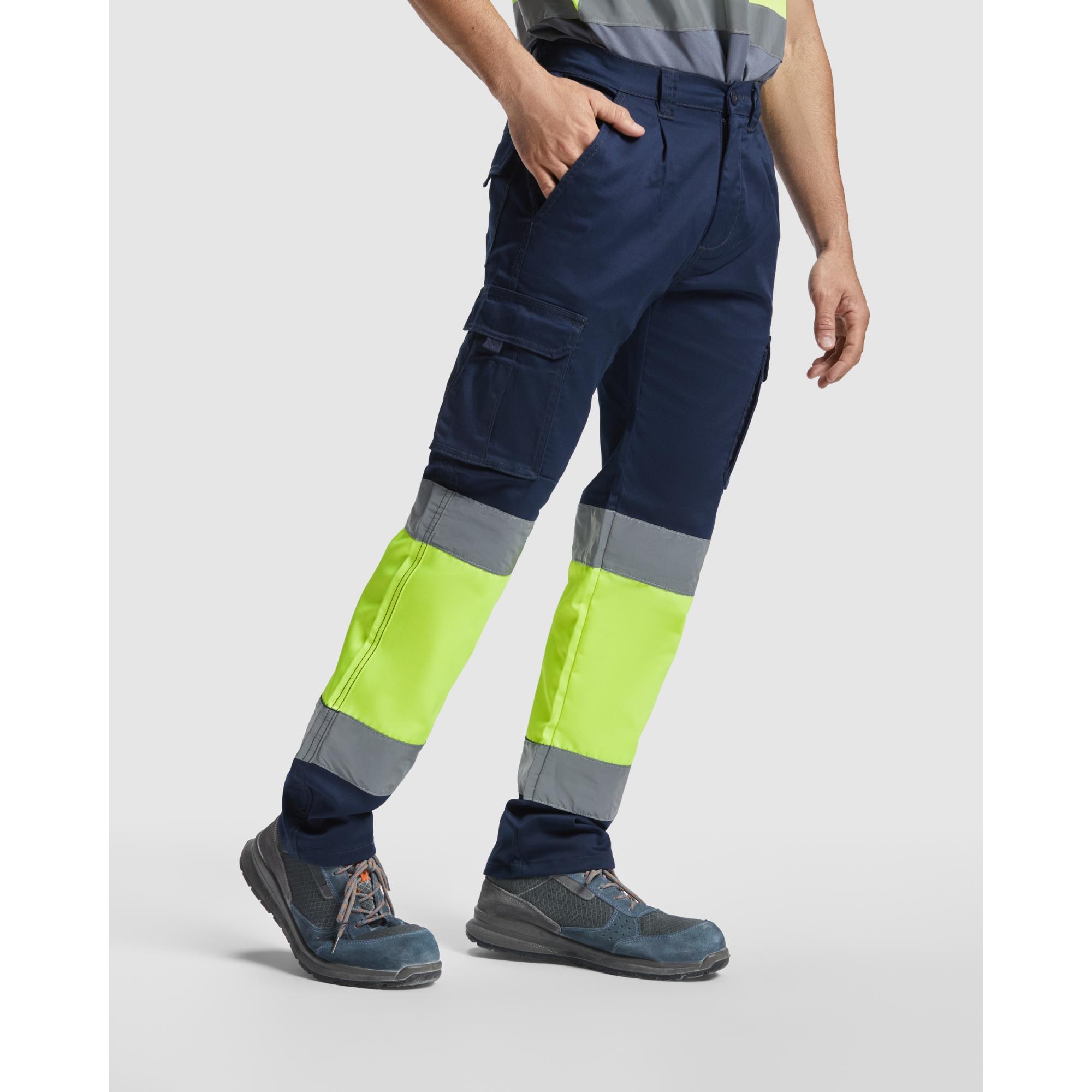 Pantaloni pentru bărbați DAILY STRETCH HV ROJO LABORAL GALBEN FLUORESCENT 52
