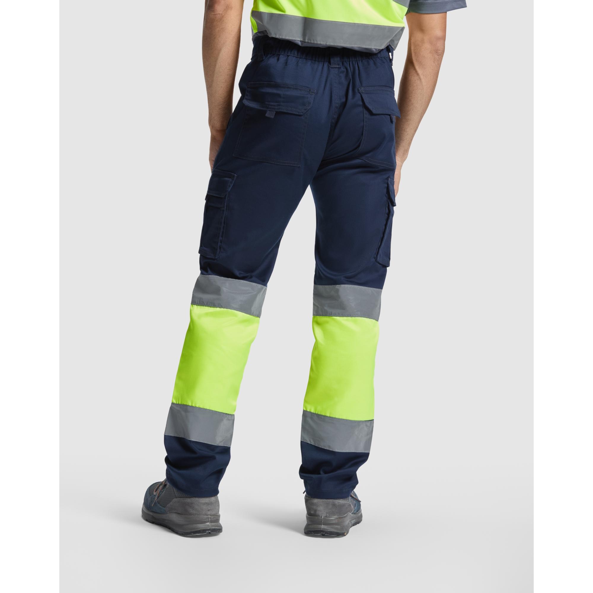 Pantaloni pentru bărbați DAILY STRETCH HV ROJO LABORAL GALBEN FLUORESCENT 52