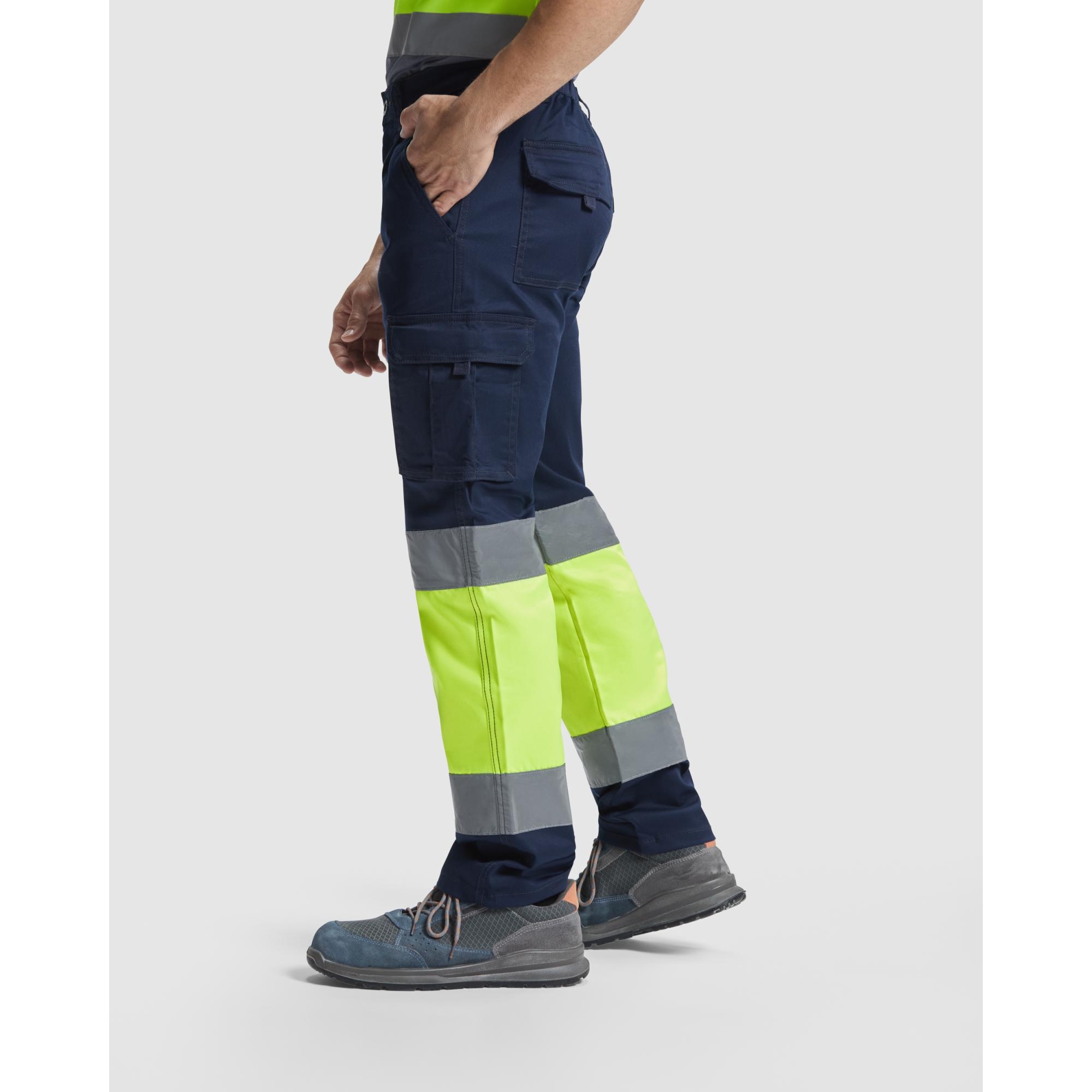 Pantaloni pentru bărbați DAILY STRETCH HV ROJO LABORAL GALBEN FLUORESCENT 52
