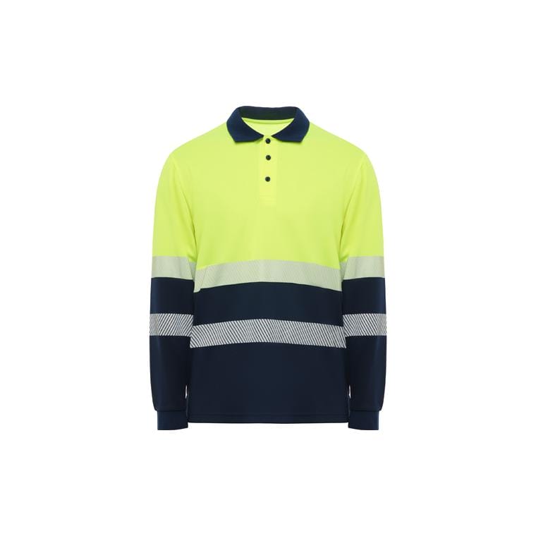 Tricou polo Unisex VEGA LS BLEUMARIN