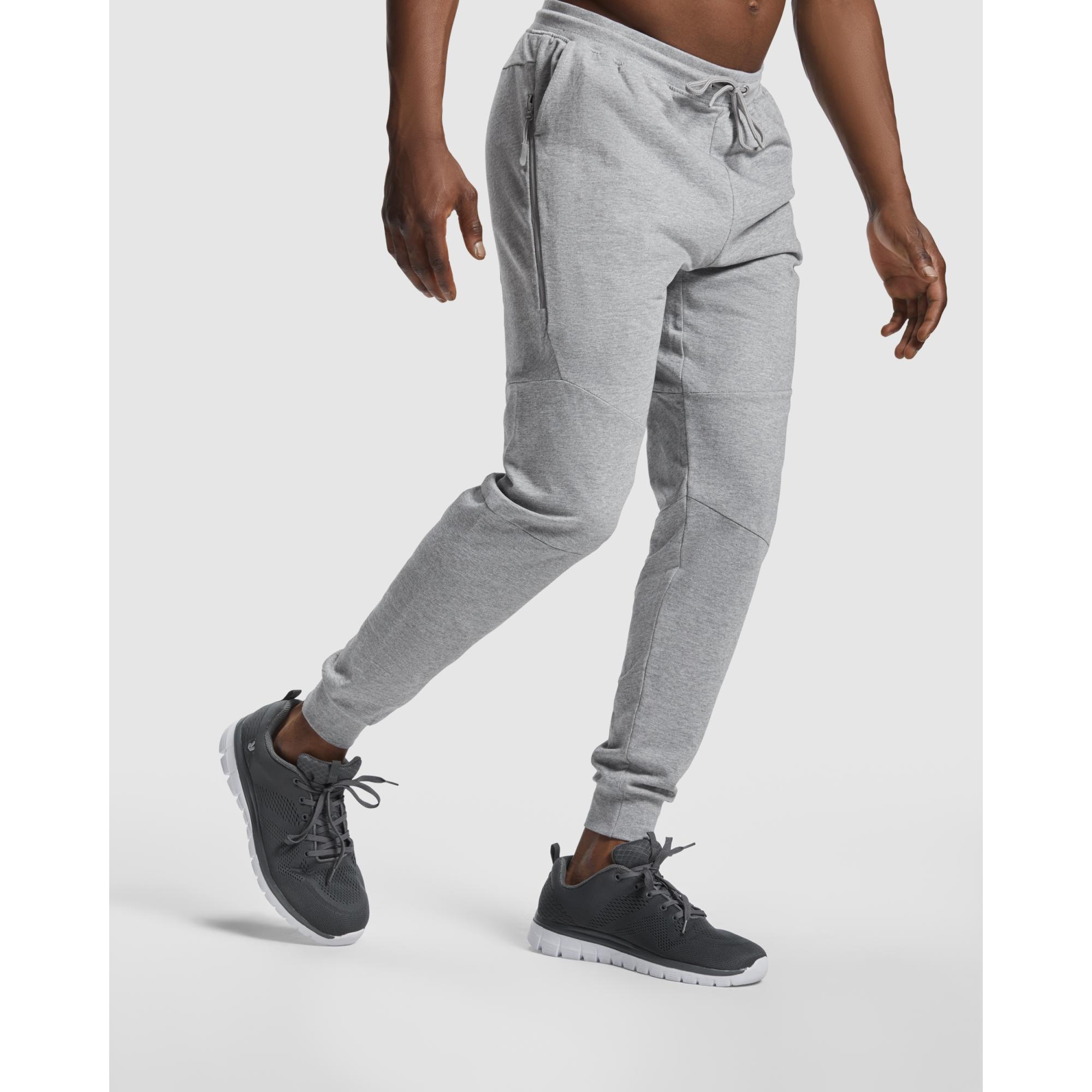 Pantaloni pentru bărbați CERLER NEGRU MELANJ XXL