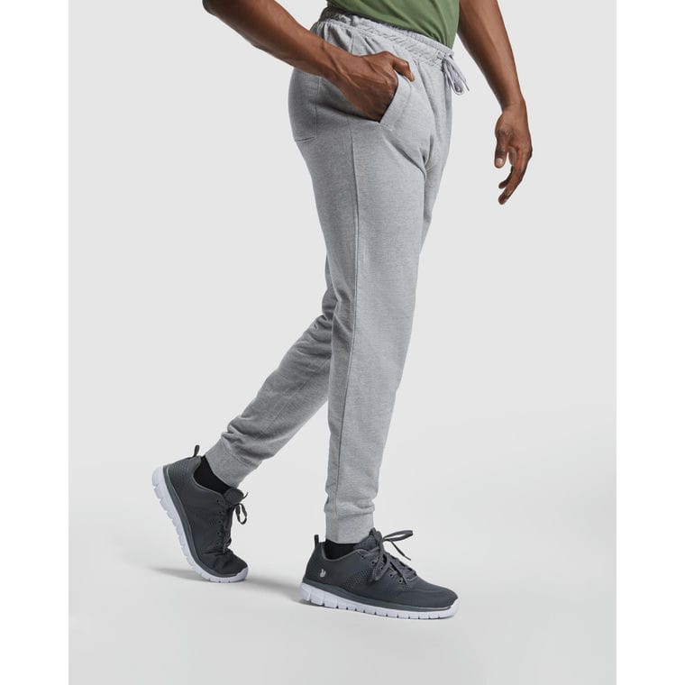 Pantaloni pentru bărbați ADELPHO GRI MELANJ XL