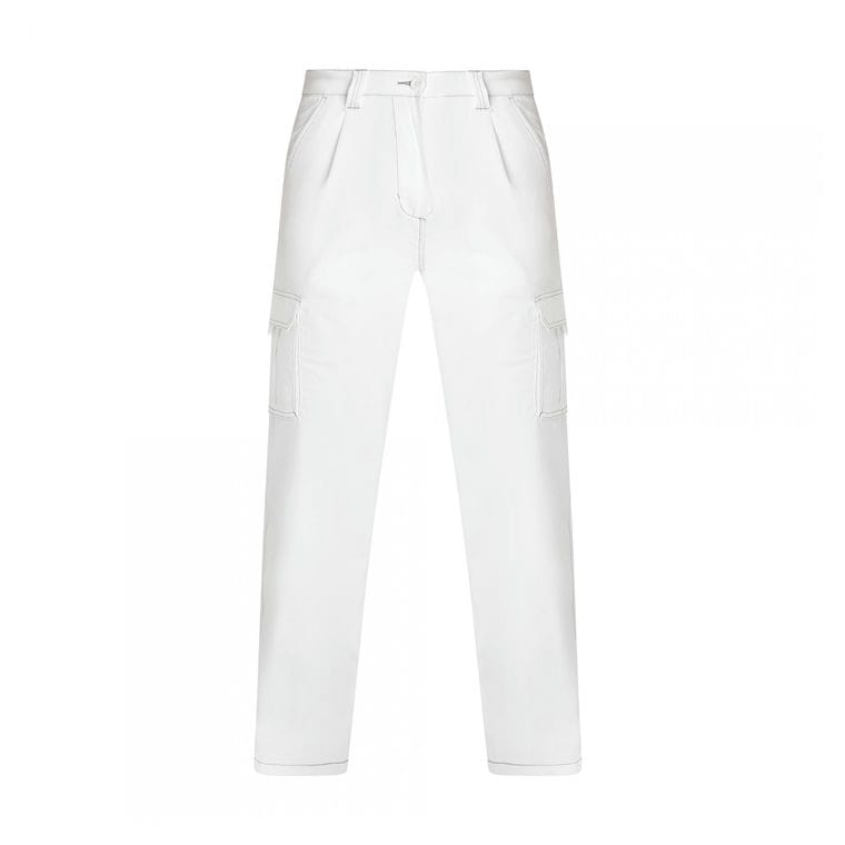 Pantaloni pentru bărbați DAILY STRETCH ALB