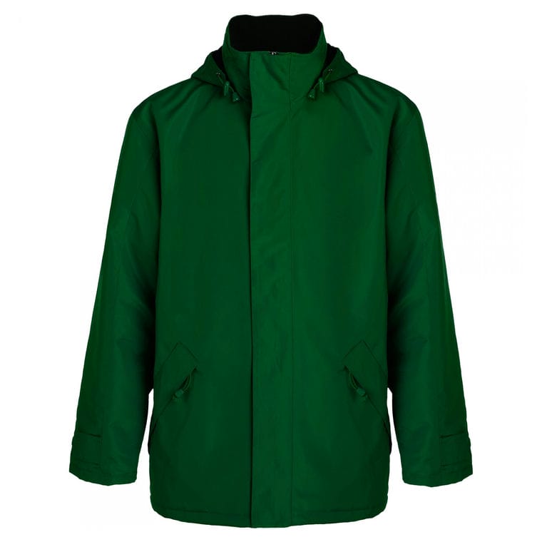 Geacă parka pentru bărbați EUROPA  VERDE STICLĂ 3XL