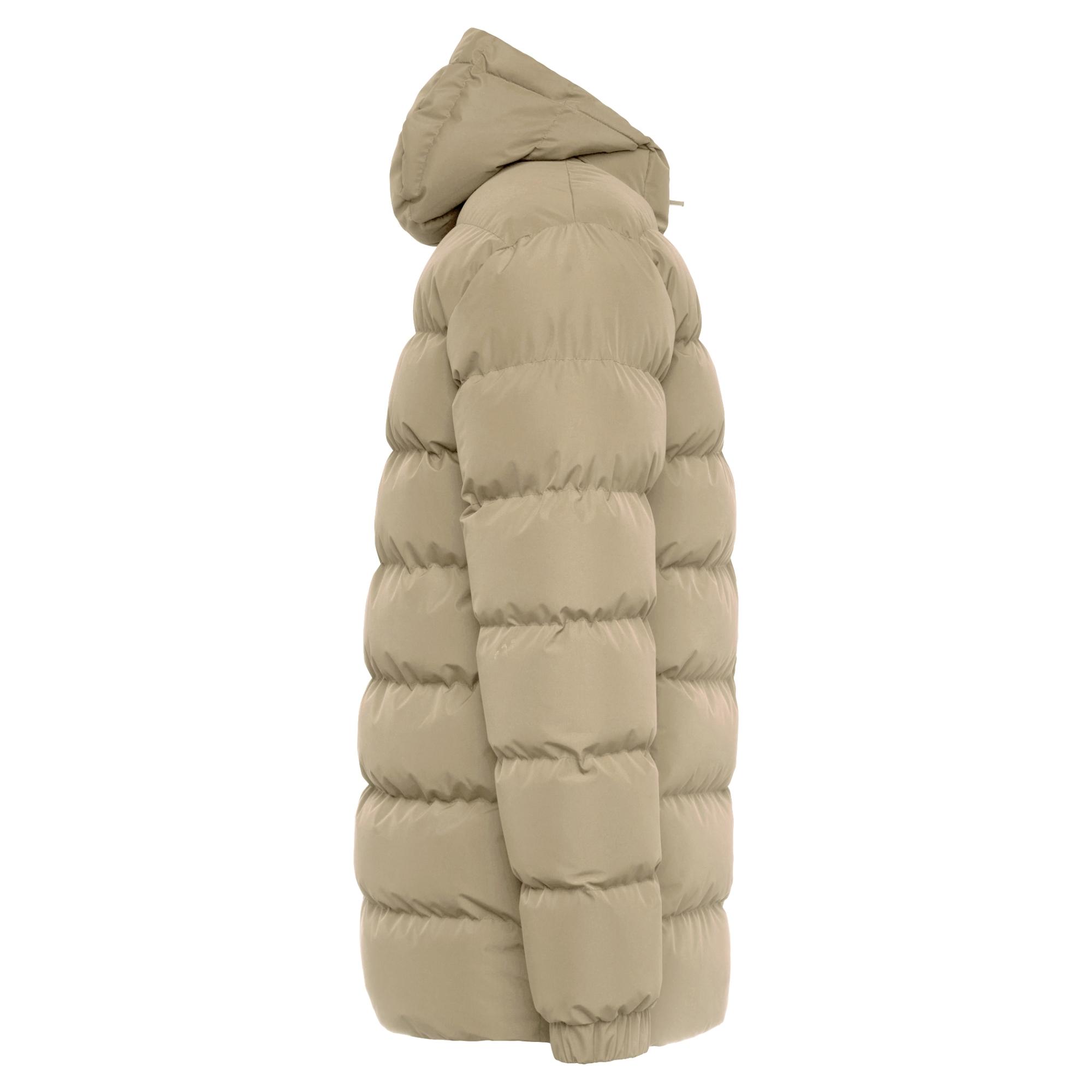 Geacă parka Unisex NEPAL NISIPIU ÎNCHIS XL