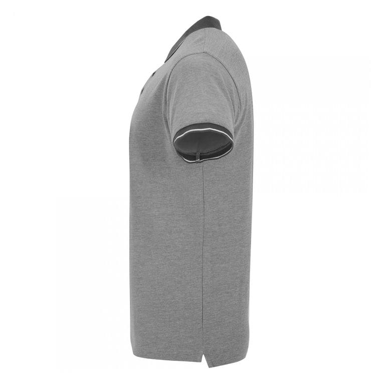 Tricou polo pentru bărbați BOWIE NEGRU MELANJ S