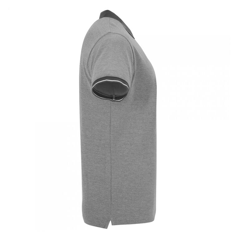 Tricou polo pentru bărbați BOWIE NEGRU MELANJ S