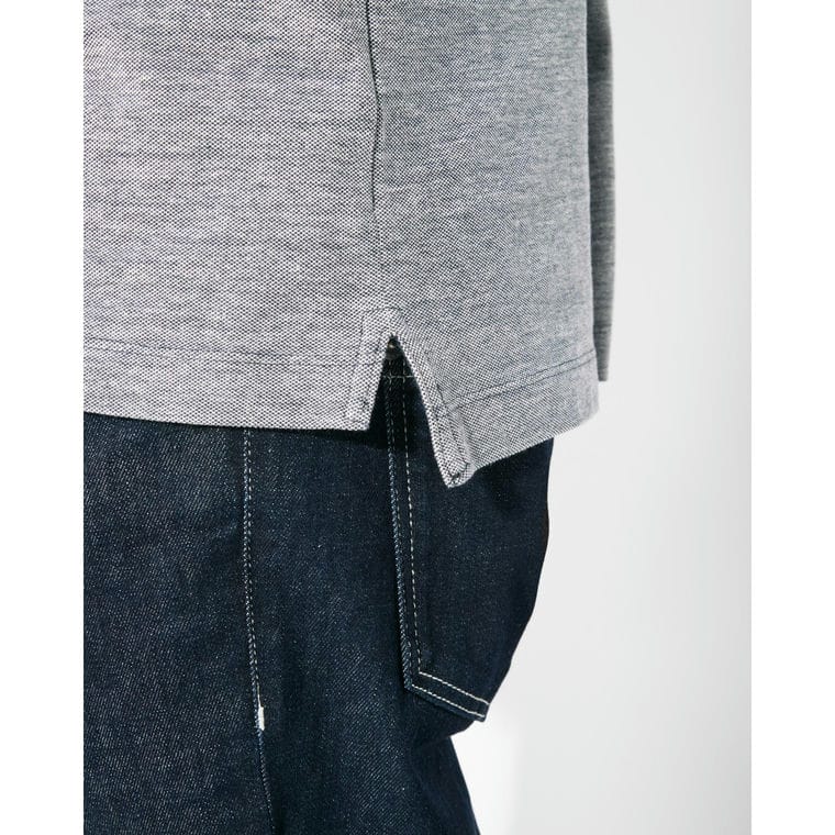 Tricou polo pentru bărbați BOWIE ROȘU MELANJ L