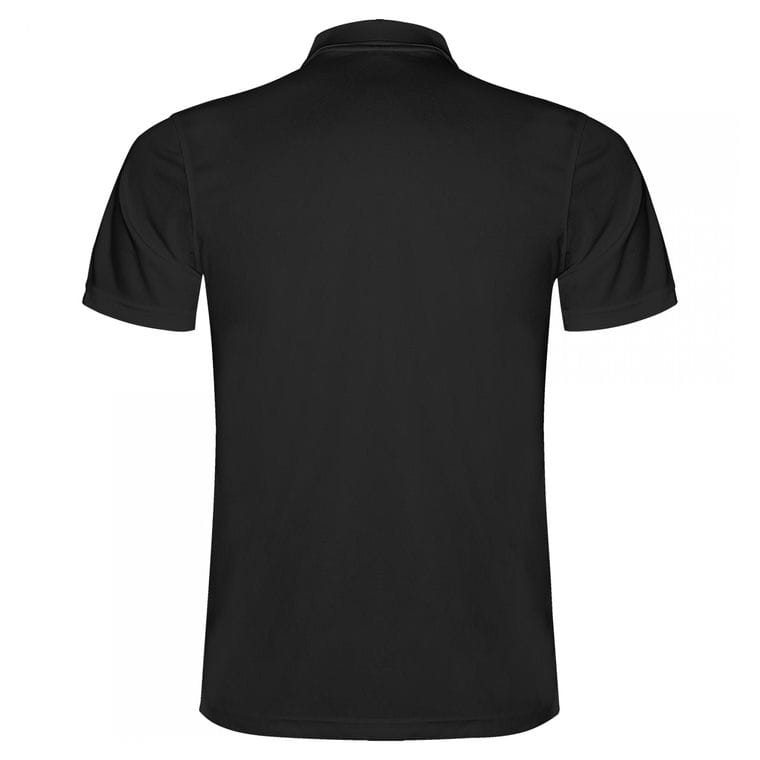 Tricou polo pentru bărbați MONZHA NEGRU 16 ani
