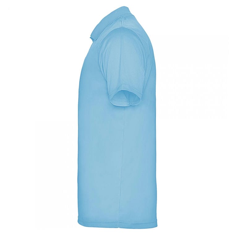 Tricou polo pentru bărbați MONZHA ALBASTRU CELEST S