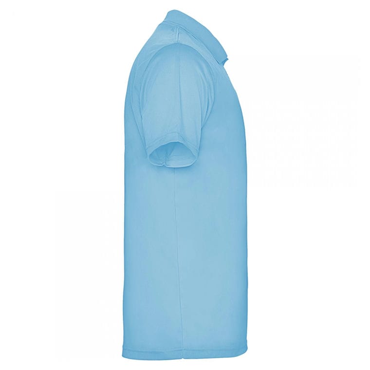 Tricou polo pentru bărbați MONZHA ALBASTRU CELEST S