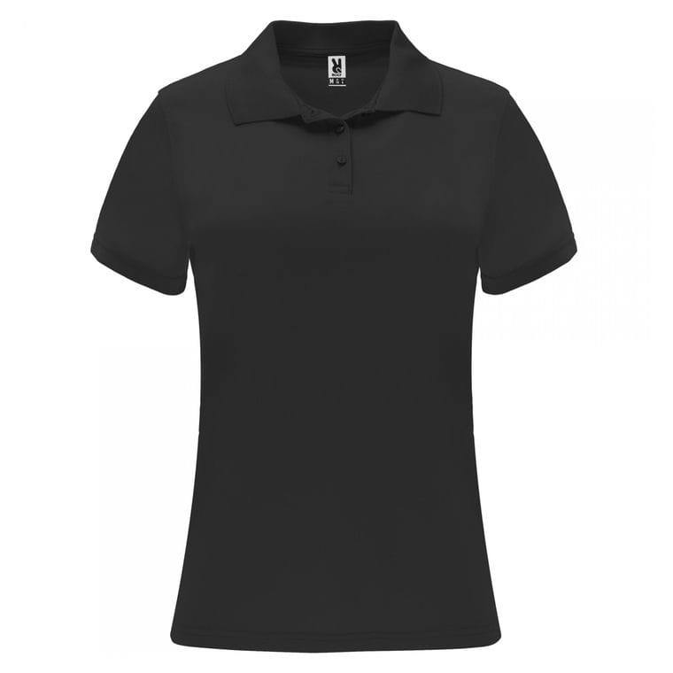 Tricou polo pentru femei MONZHA WOMAN NEGRU