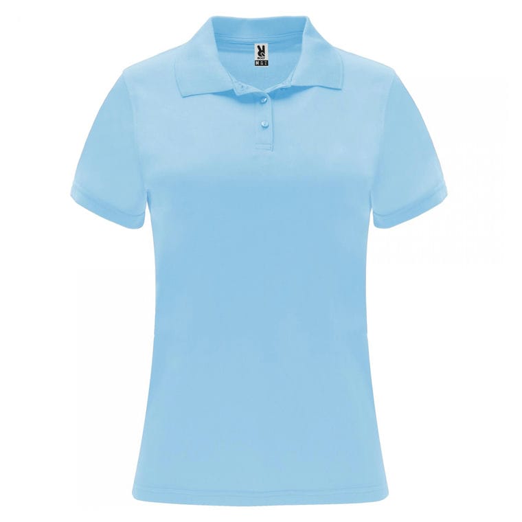 Tricou polo pentru femei MONZHA WOMAN ALBASTRU CELEST