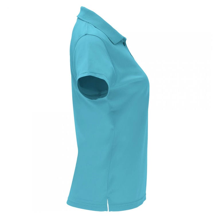 Tricou polo pentru femei MONZHA WOMAN TURCOAZ L