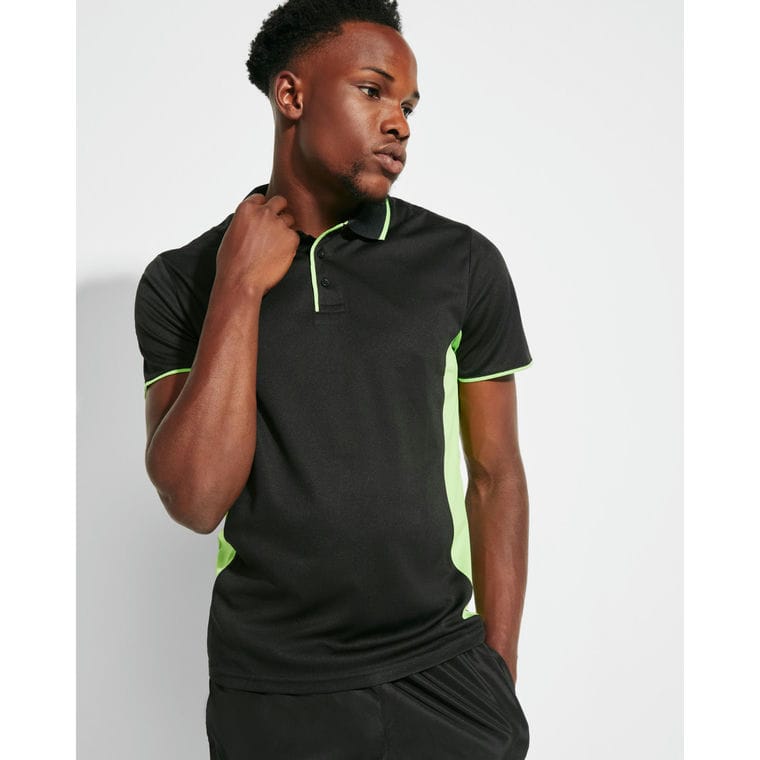 Tricou polo pentru bărbați MONTMELO NEGRU NEGRU L