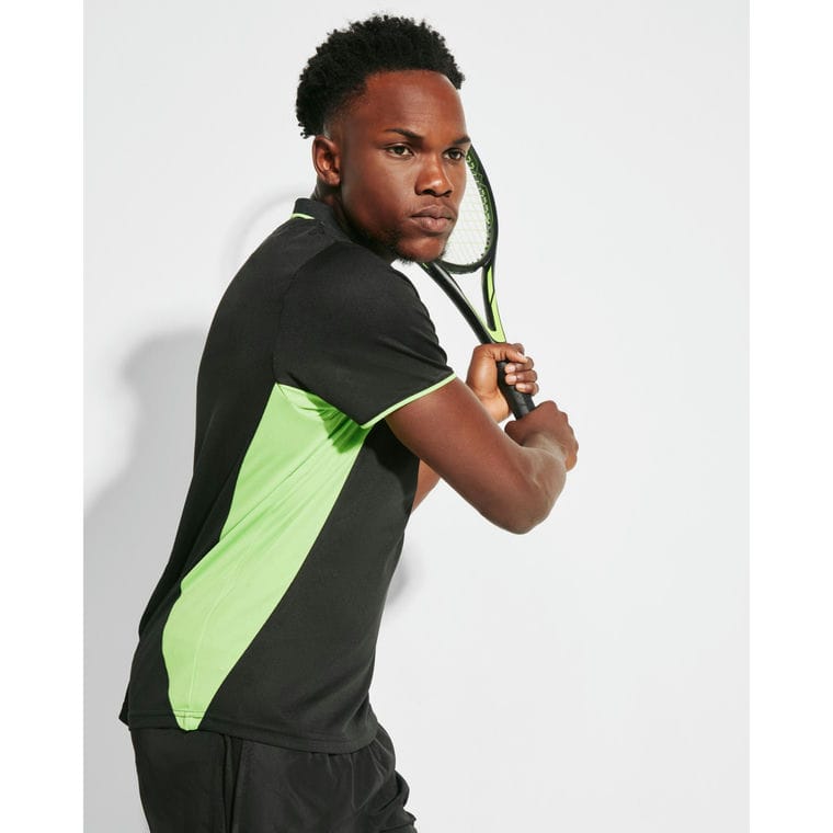 Tricou polo pentru bărbați MONTMELO NEGRU NEGRU L