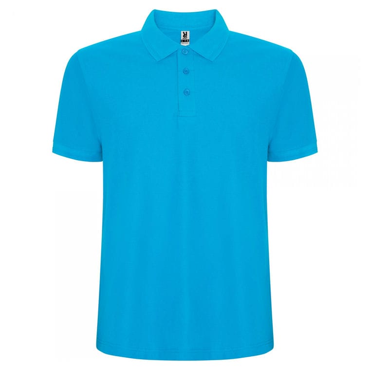 Tricou polo pentru bărbați PEGASO PREMIUM TURCOAZ S