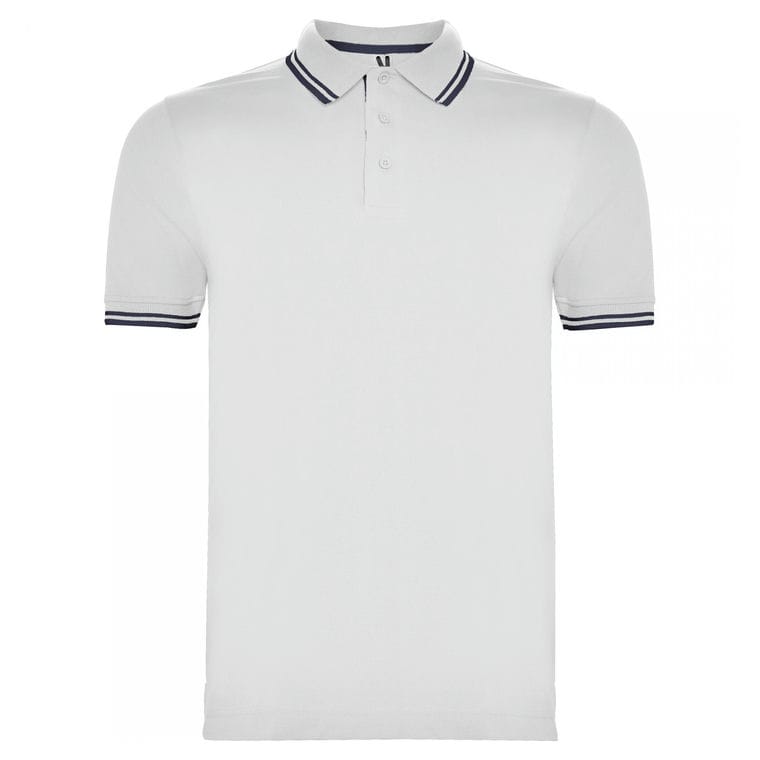 Tricou polo pentru bărbați MONTREAL ALB