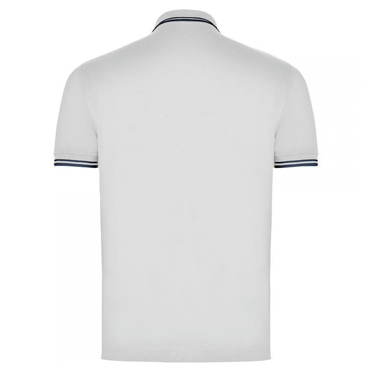 Tricou polo pentru bărbați MONTREAL ALB ALB XXL