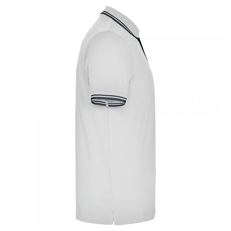 Tricou polo pentru bărbați MONTREAL ALB ALB XXL