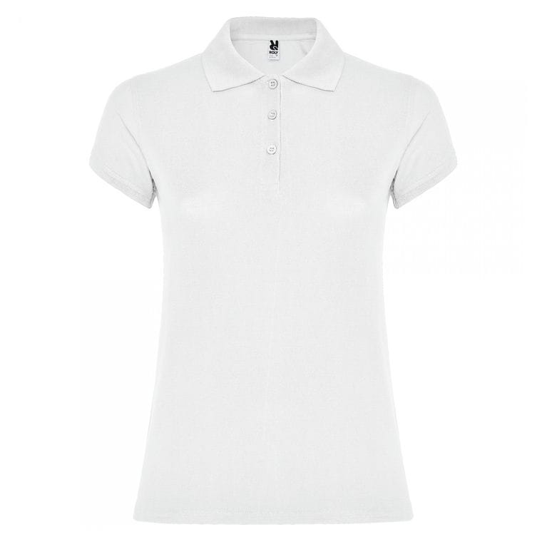 Tricou polo pentru femei STAR WOMAN ALB