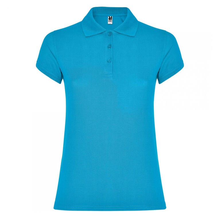 Tricou polo pentru femei STAR WOMAN TURCOAZ