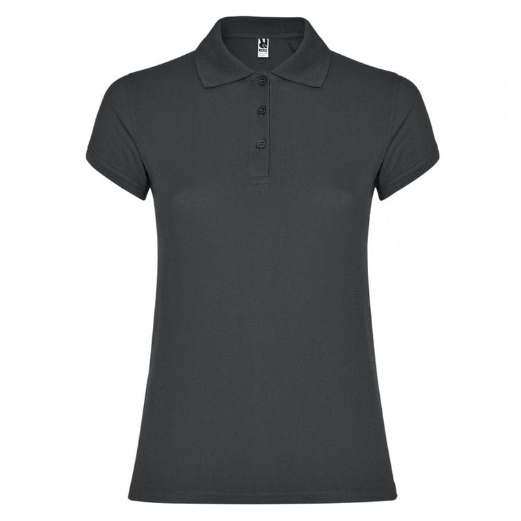 Tricou polo pentru femei STAR WOMAN PLUMB ÎNCHIS