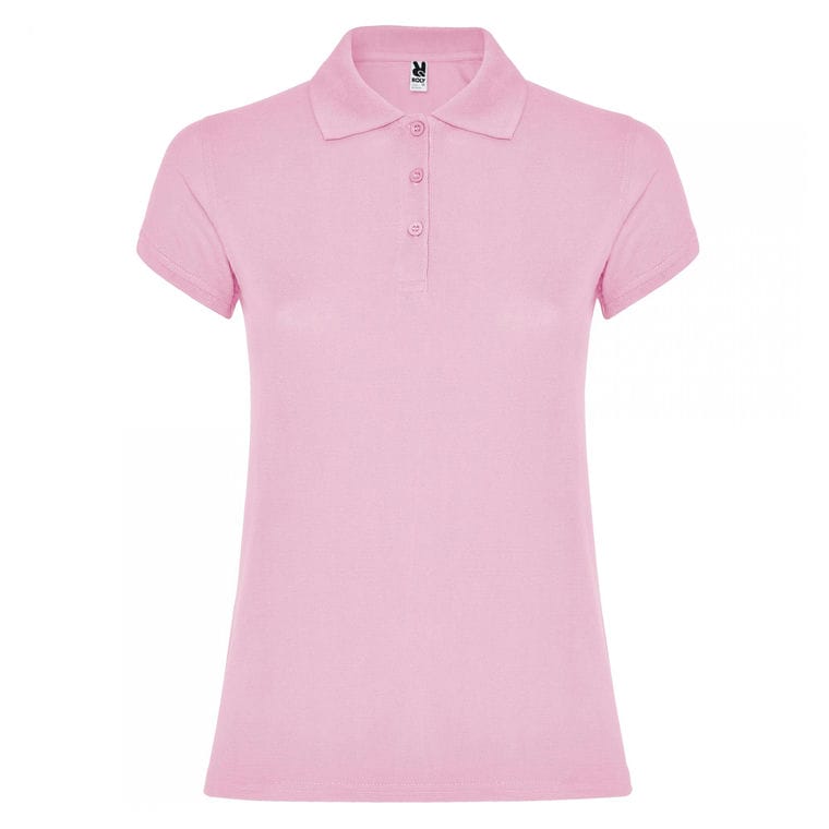 Tricou polo pentru femei STAR WOMAN ROZ DESCHIS