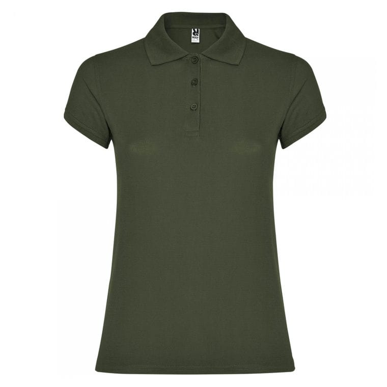 Tricou polo pentru femei STAR WOMAN VERDE GRĂDINĂ