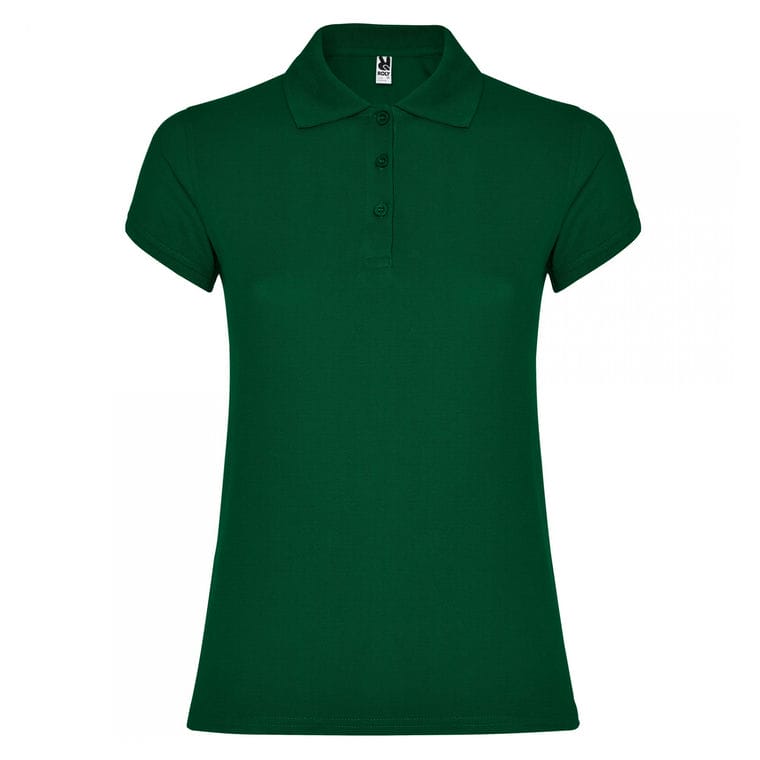 Tricou polo pentru femei STAR WOMAN VERDE STICLĂ