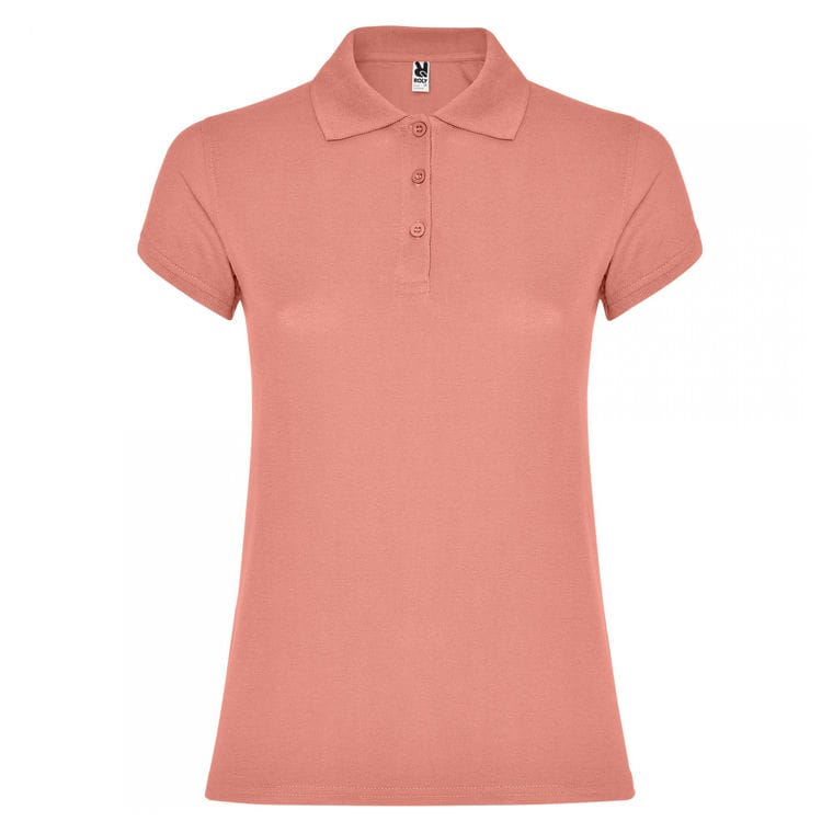 Tricou polo pentru femei STAR WOMAN PORTOCALIU CLAY S