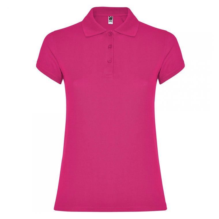 Tricou polo pentru femei STAR WOMAN ROZ APRINS