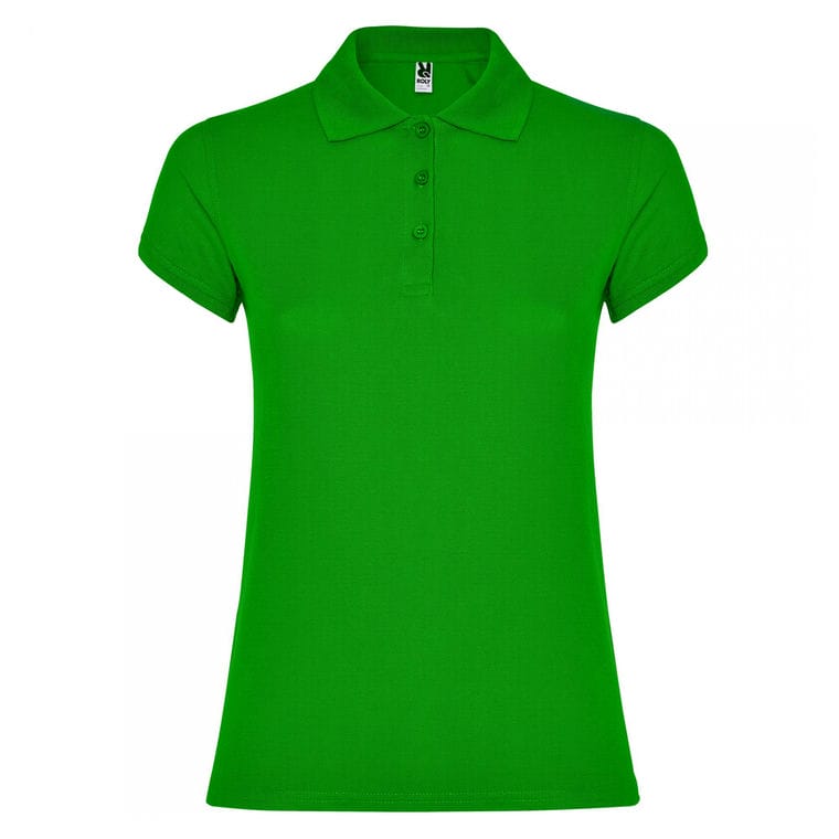 Tricou polo pentru femei STAR WOMAN VERDE IARBĂ