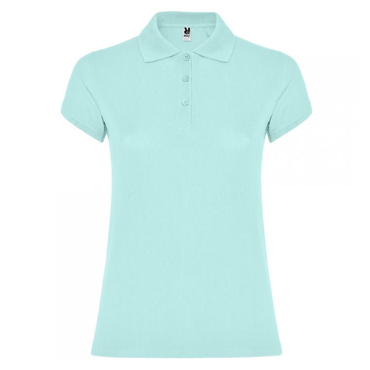 Tricou polo pentru femei STAR WOMAN VERDE MENTA