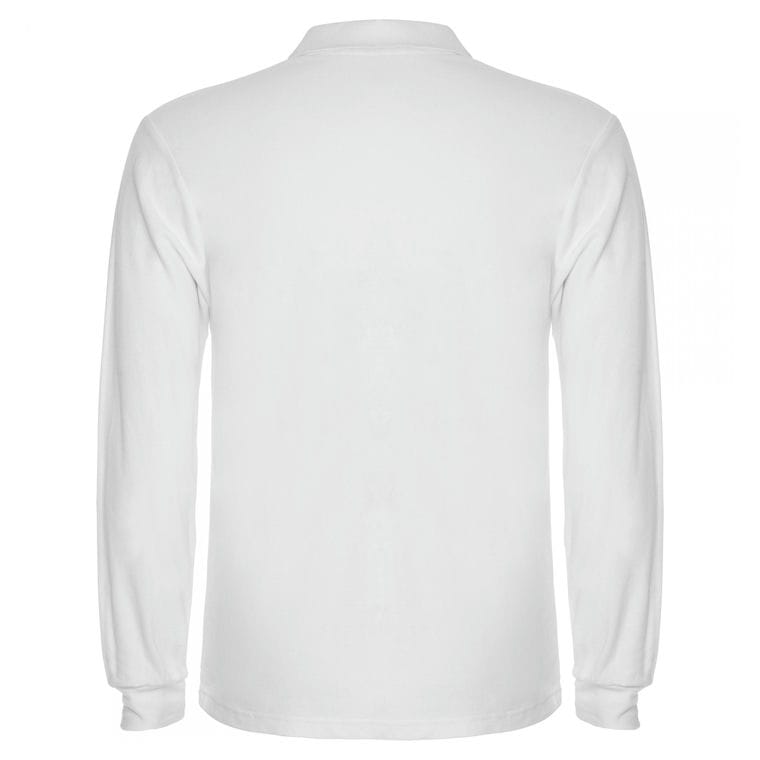 Tricou polo pentru bărbați ESTRELLA L/S ALB 11 - 12 ani