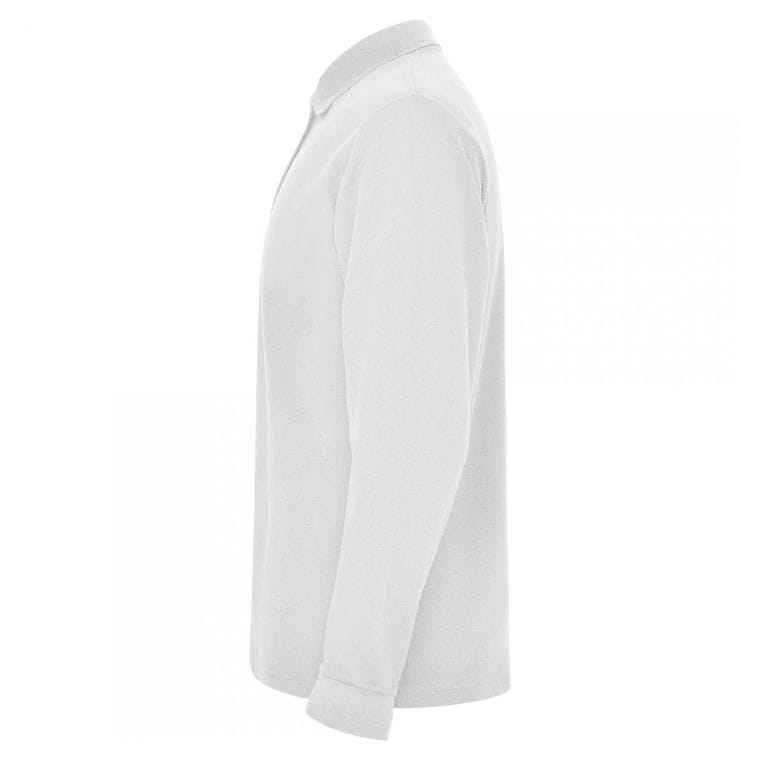 Tricou polo pentru bărbați ESTRELLA L/S ALB 11 - 12 ani