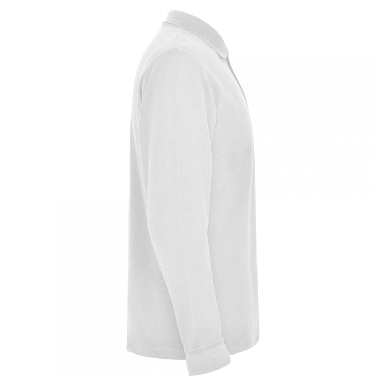 Tricou polo pentru bărbați ESTRELLA L/S ALB 11 - 12 ani