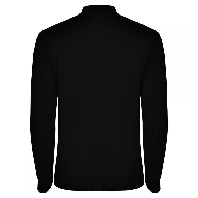 Tricou polo pentru bărbați ESTRELLA L/S NEGRU XXL