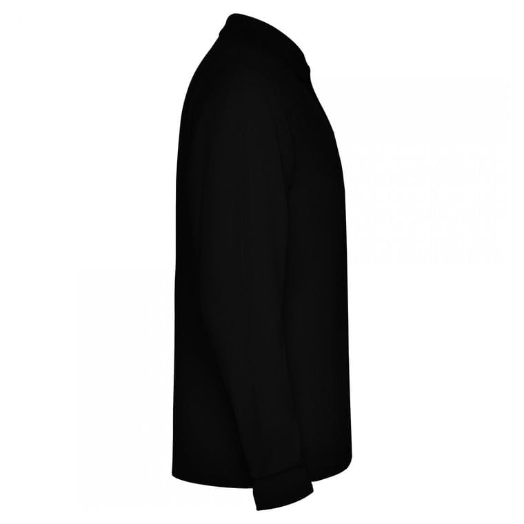 Tricou polo pentru bărbați ESTRELLA L/S NEGRU XXL