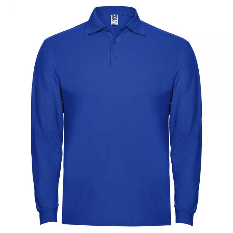 Tricou polo pentru bărbați ESTRELLA L/S ALBASTRU ROYAL