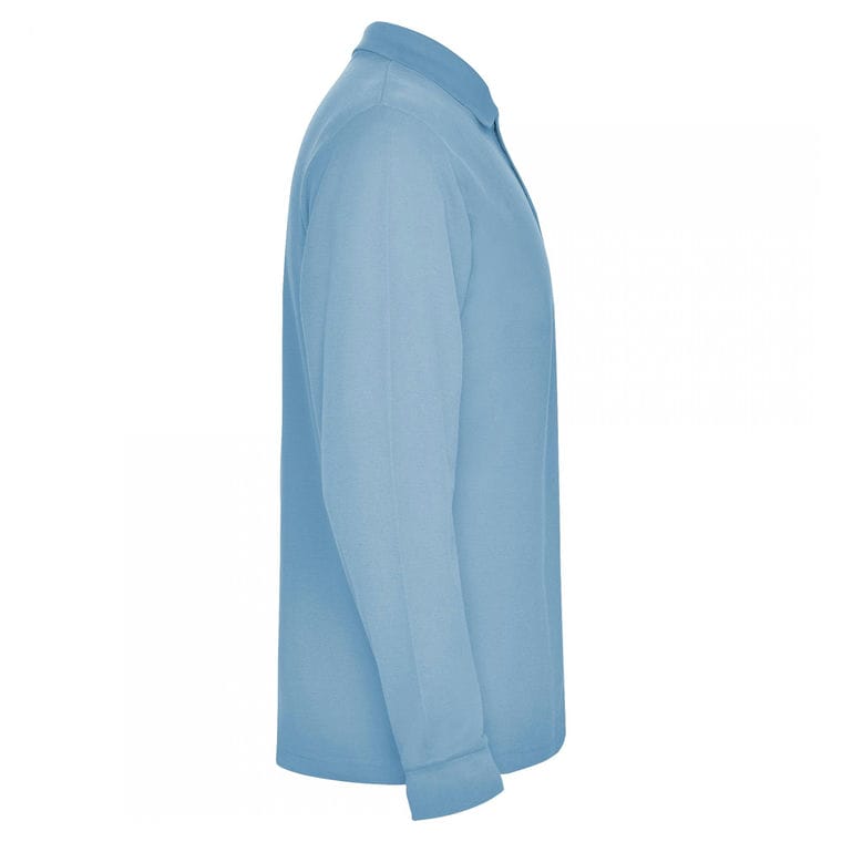 Tricou polo pentru bărbați ESTRELLA L/S ALBASTRU CELEST XL