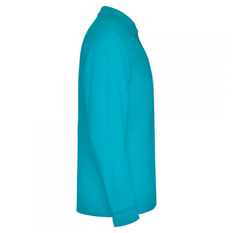 Tricou polo pentru bărbați ESTRELLA L/S TURCOAZ L