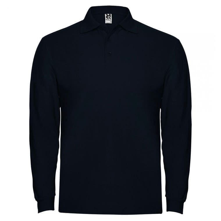 Tricou polo pentru bărbați ESTRELLA L/S BLEUMARIN
