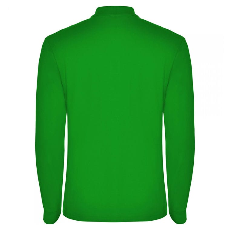 Tricou polo pentru bărbați ESTRELLA L/S VERDE IARBĂ XXL