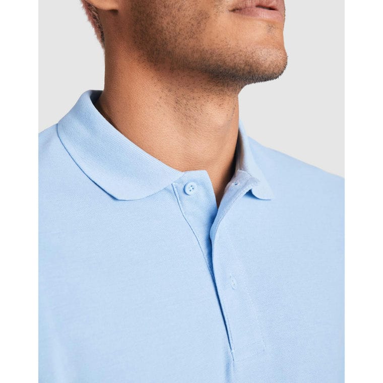 Tricou polo pentru bărbați ESTRELLA L/S ALBASTRU ROYAL XXL