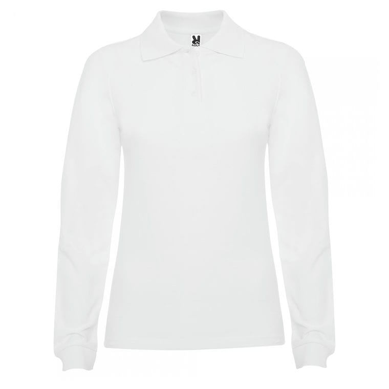 Tricou polo pentru femei ESTRELLA WOMAN L/S ALB