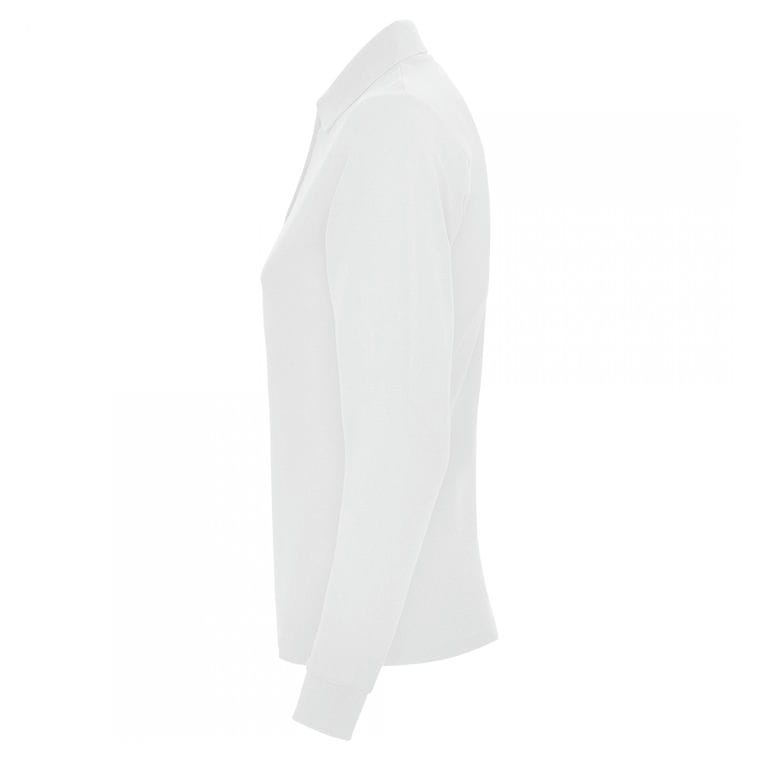 Tricou polo pentru femei ESTRELLA WOMAN L/S ALB XL