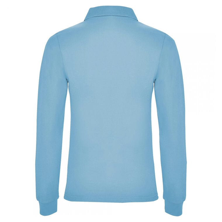 Tricou polo pentru femei ESTRELLA WOMAN L/S ALBASTRU CELEST M