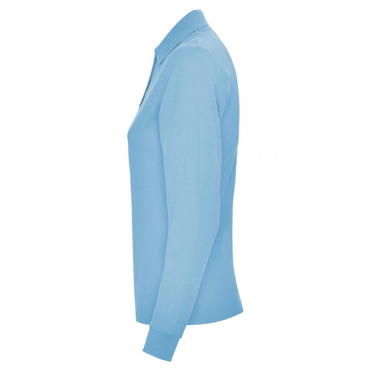 Tricou polo pentru femei ESTRELLA WOMAN L/S ALBASTRU CELEST M