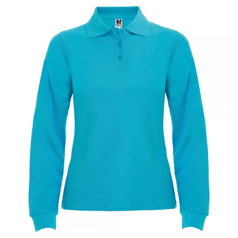 Tricou polo pentru femei ESTRELLA WOMAN L/S TURCOAZ